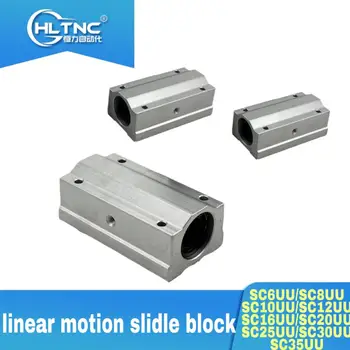

SC6UU SC8UU SC10UU SC12UU SC16UU SC20UU SC25UU SC30UU SC35 linear motion slide block for linear shaft CNC parts 3d printer parts