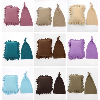 

Unisex Hat Posing Pillow Decoration Suit For Newborn Photography Props Baby Caps Photo Shoot Bonnet Fotografia Hats Photoshoot