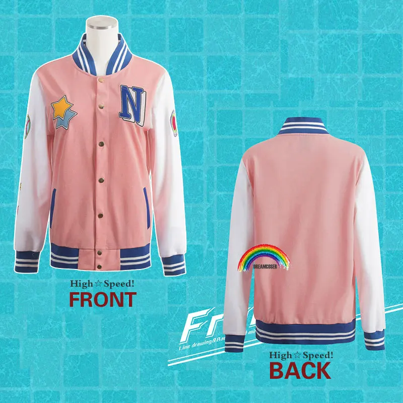 2020 аниме бесплатно! Клуб Iwatobi Haruka Nanase Нагиса Хадзуки Макото Тачибана Rin Matsuoka Cosplay