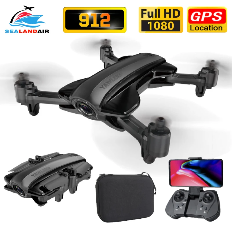 

GPS Drone Camera HD 1080P Wide Angle Foldable Quadcopter Follow Me WIFI FPV Mini Dron High Hold Mode Quadrocopter VS SG907 S167