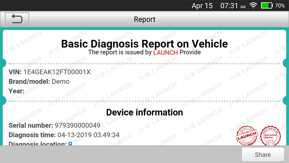 launch-diagnostic-report