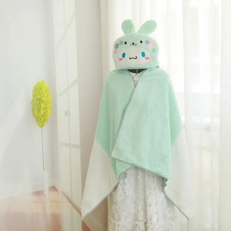 С мультипликационным принтом медведь Даффи Stellalou в стиле Hello Kitty; MyMelody Cinnamoroll PomPomPurin персонажи Little Twin Stars, детская шаль, накидка сон одеяло Стёганое одеяло