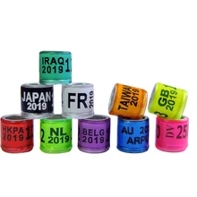 Принадлежности для обучения голубей Алюминиевые кольца для голубей ножные кольца для идентификации голубей 8 мм пластиковые кольца с Al