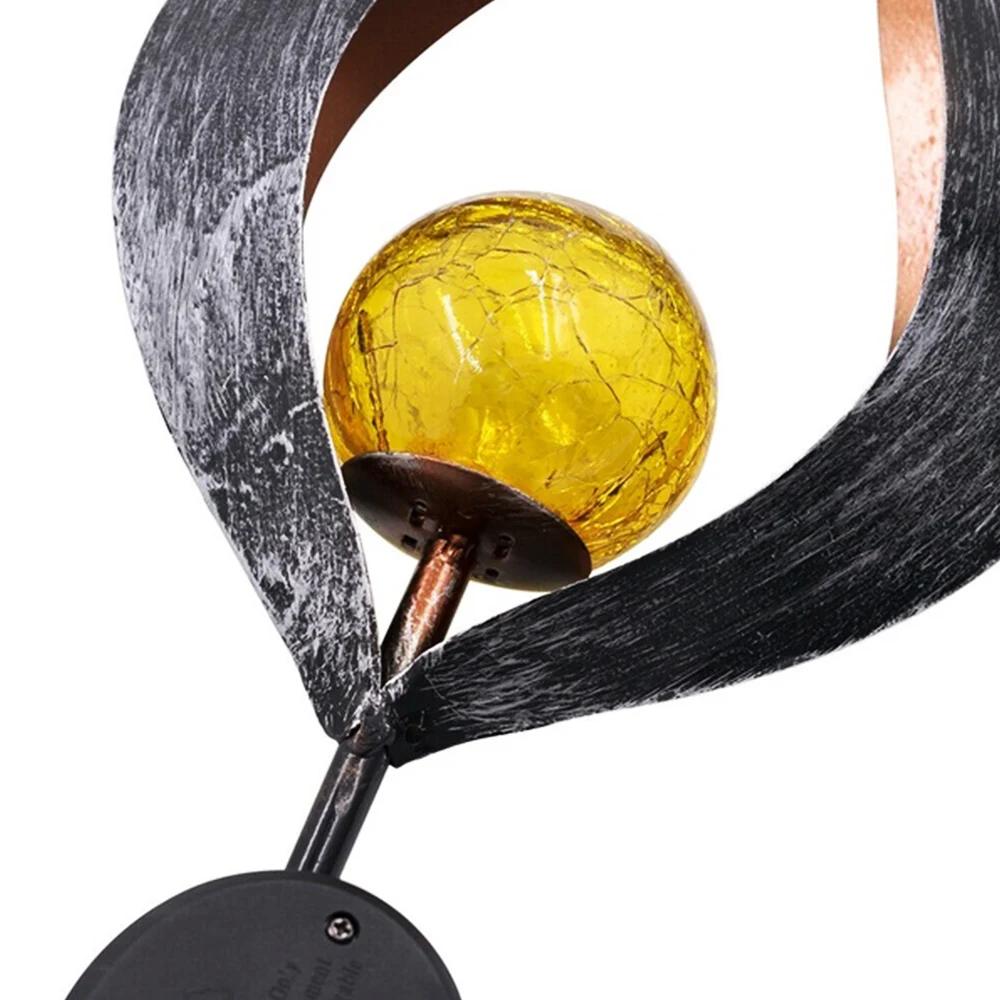 Новый светодиодный светильник на солнечной батарее с мерцающим огнем открытый