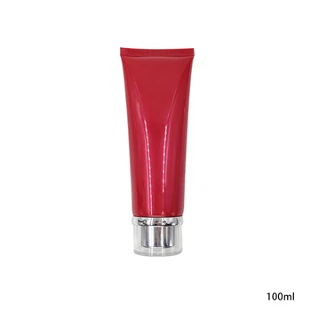 

Face Cream 50pcs 100ml Red Soft Tube with Round Edge Acrylic Lid