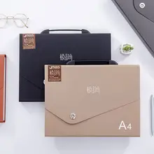 

A4 Portable 13-layer File Folder Extension Wallet Bill Receipt File Sorting Organizer Office Storage Bag Folders Filing Products