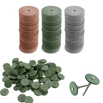 

100pcs Dental Wheel Rubber Dental Polishing Wheel Grinding And Polishing Burs Coarse Dental Laboratory Material Tool Dentist