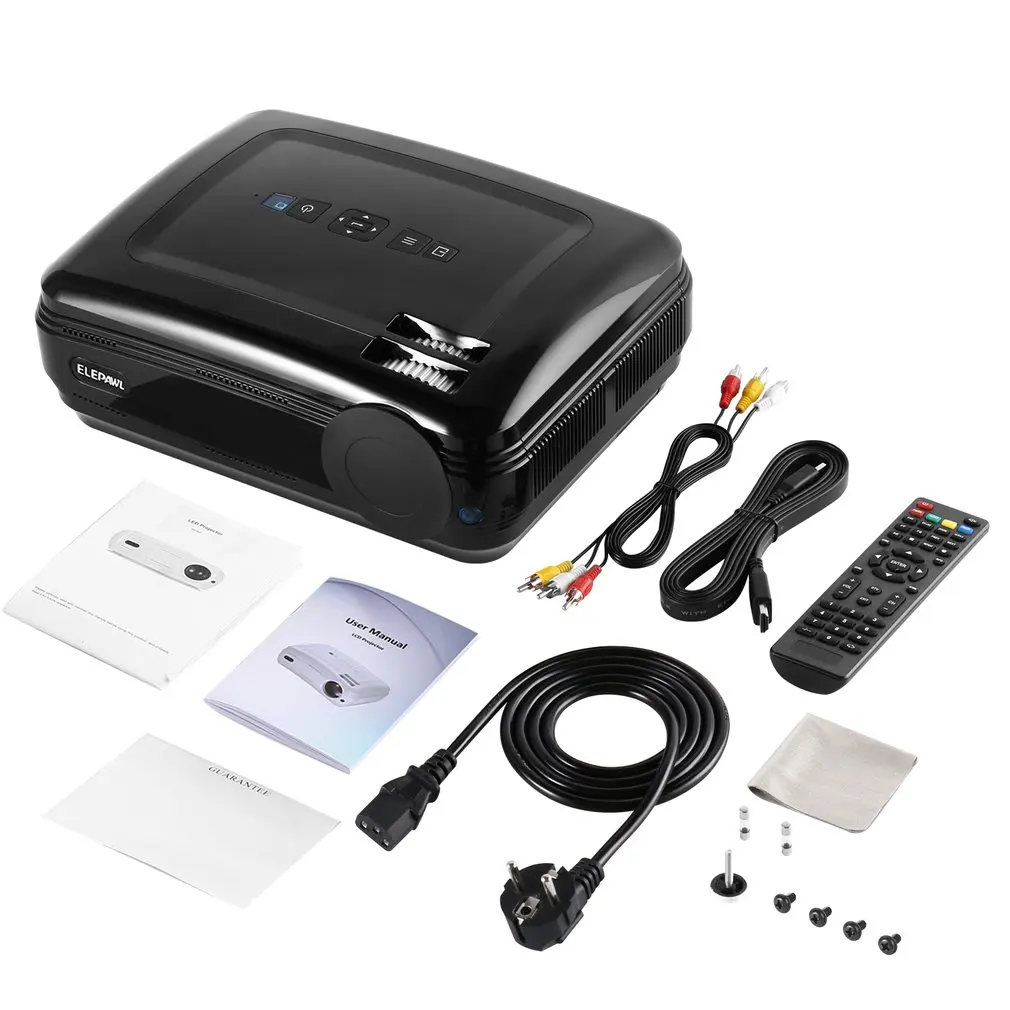 

720P LCD Video Projector 3200 LM Multimedia Home Theater Projector HDMI VGA USB for Home Cinema Laptop TV Game Video