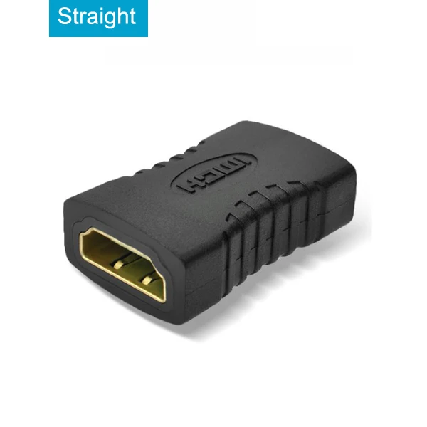 Straight HDMI адаптер «Мама-мама» переходник Удлинитель HDMI адаптер 4K Разъем конвертер для HDTV 1080P - Цвет: Straight