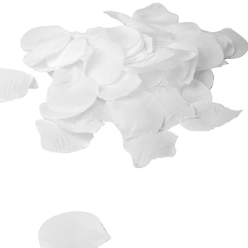 

New 1200 Silk Wedding Flower Petals By Wedding Direct Colours White