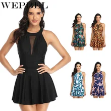 WEPBEL, женский цельный бикини, костюм, платье, для плавания, ming, одежда для плавания, леопард, листья, цветы, лето, новое, сексуальное бикини