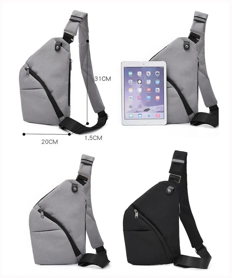 Высококачественная Мужская Дорожная деловая сумка Fino, сумка на плечо с защитой от кражи, ремень безопасности, цифровая сумка для хранения, нагрудные сумки