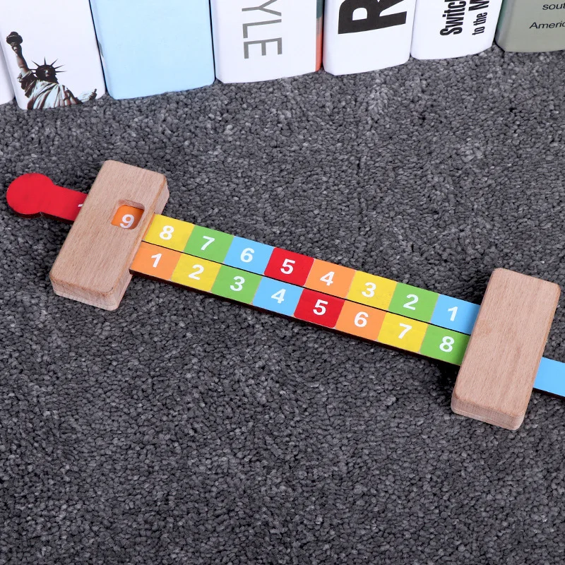 

Children Learning Early Education Toy Addition And Subtraction with Numbers Decomposition Ruler Kindergarten Arithmetic Teaching