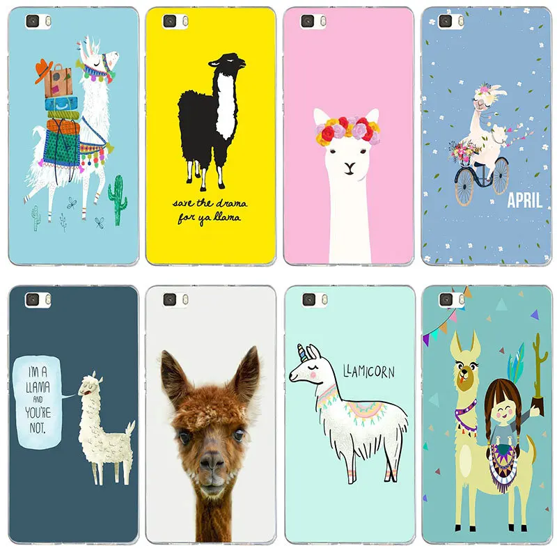 

Lama Llama Alpacas Soft Silicone TPU Phone Cases for Huawei P8 P9 P10 P20 P30 Lite Mate 10 Pro Y3 Y5 Y6 II Y7 Honor 6X 7X 9 Plus