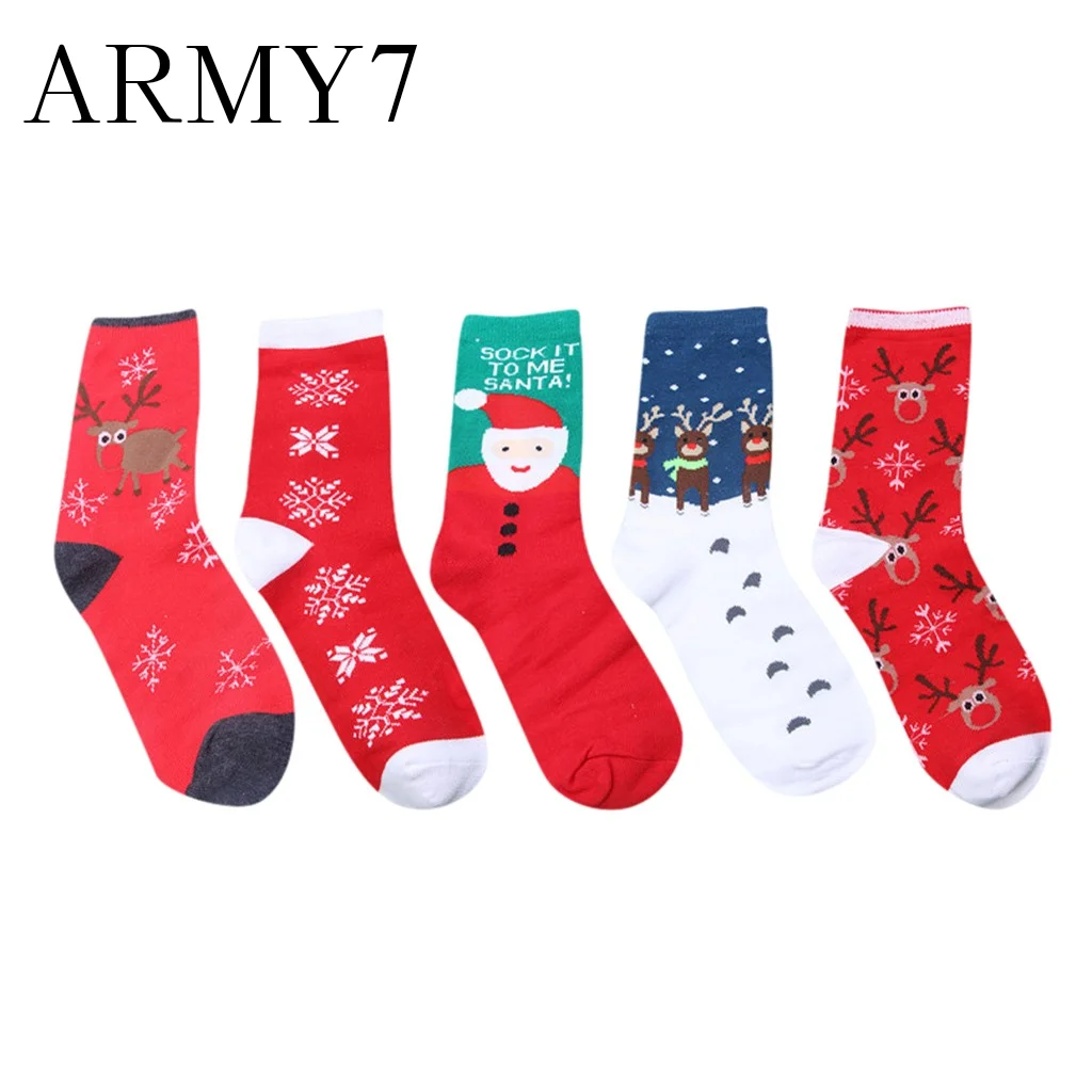 Хлопковые забавные Рождественские Носки с рисунком для мужчин и женщин; повседневные теплые хлопковые носки унисекс в стиле Харадзюку; носки для скейтборда в стиле хип-хоп; рождественские подарки