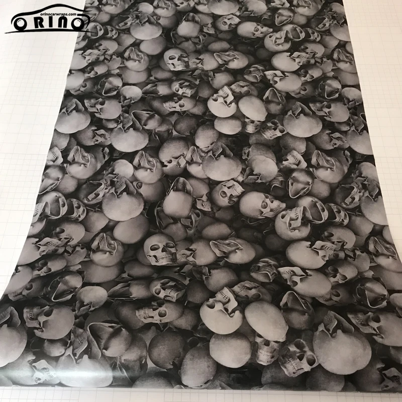 Skull Car Sticker Wrap Decal-4