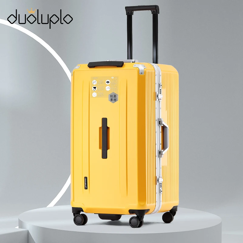 Large-capacity PC Trolley Case Universal Wheel 28 Checked Luggage For Men Women