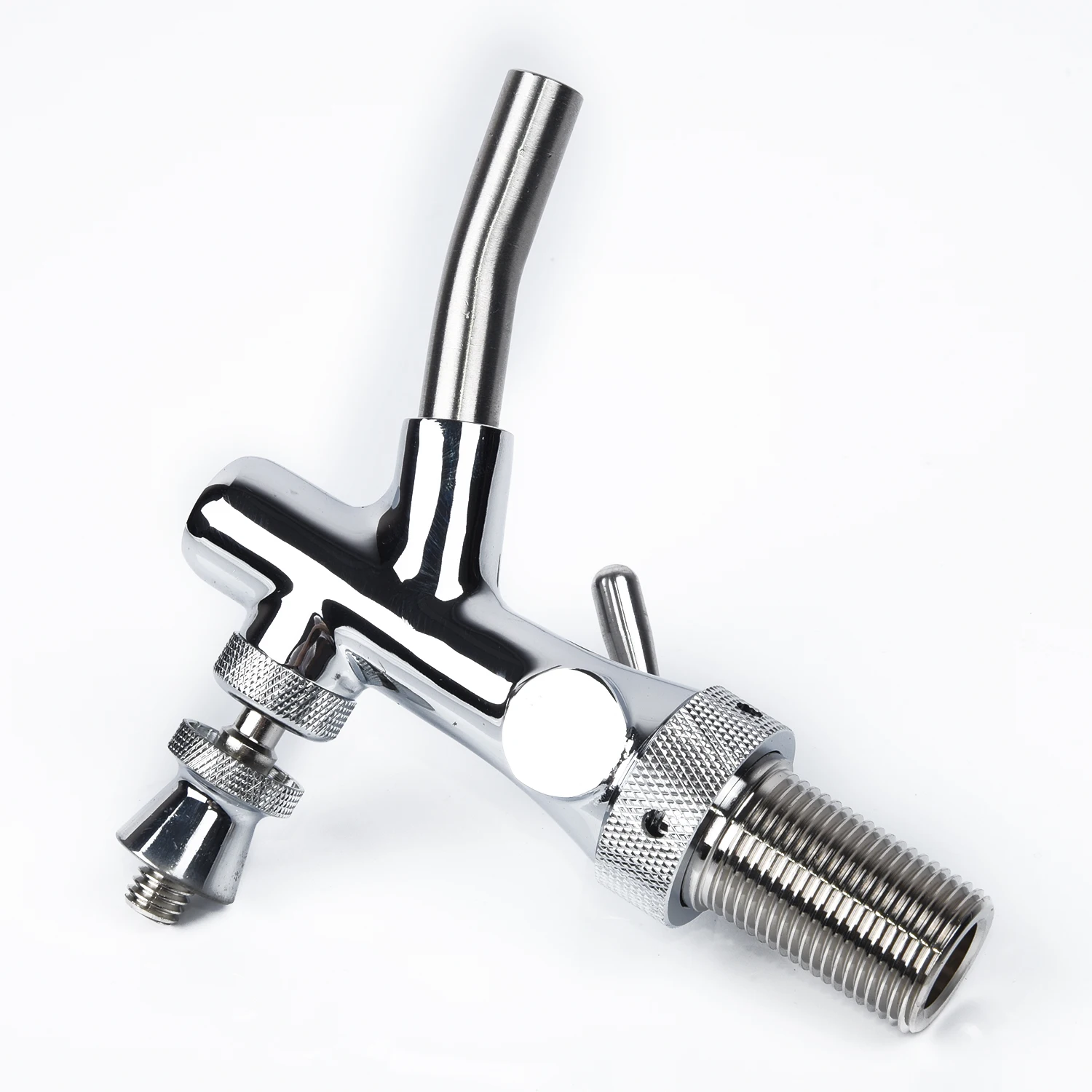 

G5/8 Beer Faucet Shank With Chrome Plating For Kegerator Tap Homebrew Stainless Steel Draft Bars 17*18cm