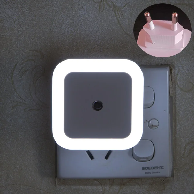 Подключаемый мини-умный светодиодный светильник с датчиком Сумерки до рассвета для дома, кухни, прихожей