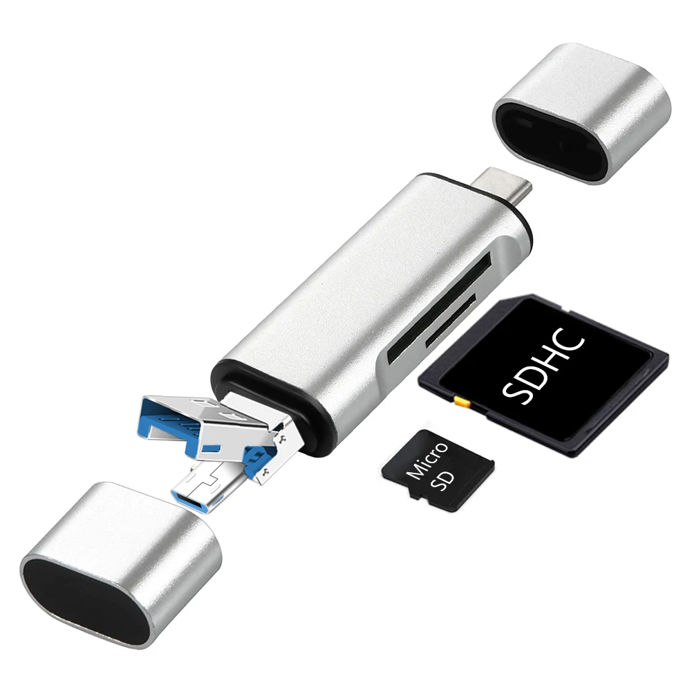 Card Reader USB 3.0 Micro USB Type C SDHC SD TF MicroSD Micro OTG Adapter For Huawei Xiaomi Android Phone PC