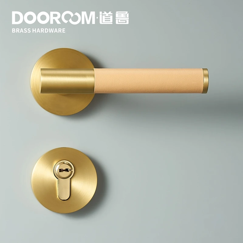 Дверной рычаг Dooroom из латуни современный светильник роскошный разноцветный для