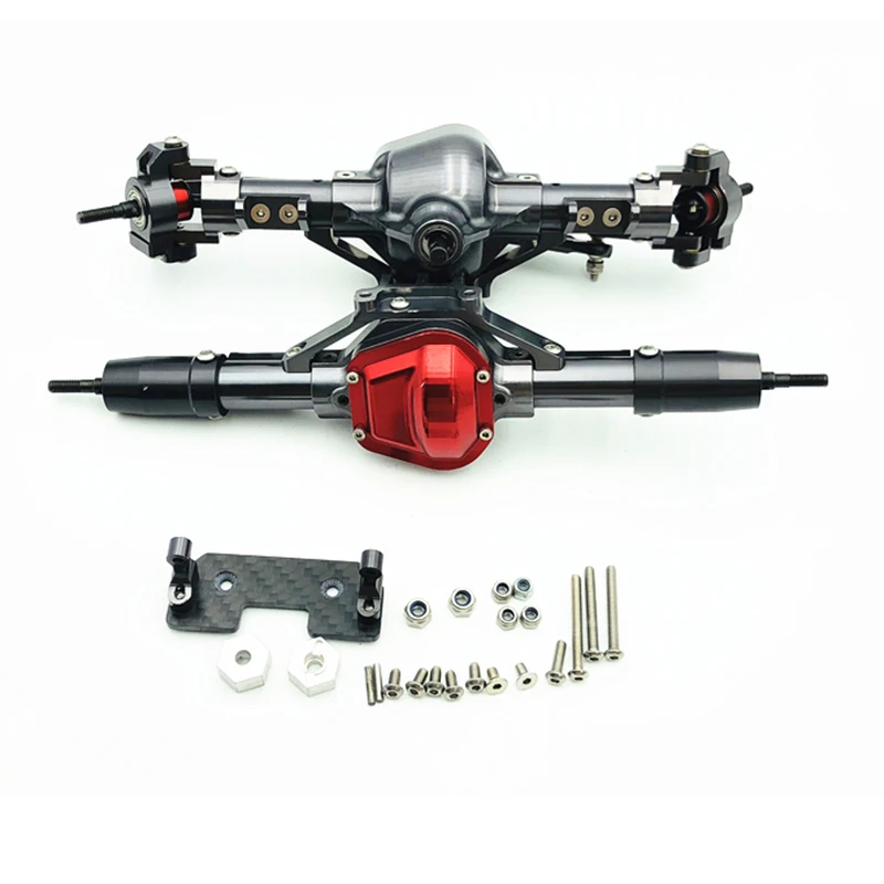 

1/10 Rc Car Complete Alloy Front And Rear Axle Cnc Machined For 1:10 Rc Crawler Axial Scx10 Rc4Wd D90 D110
