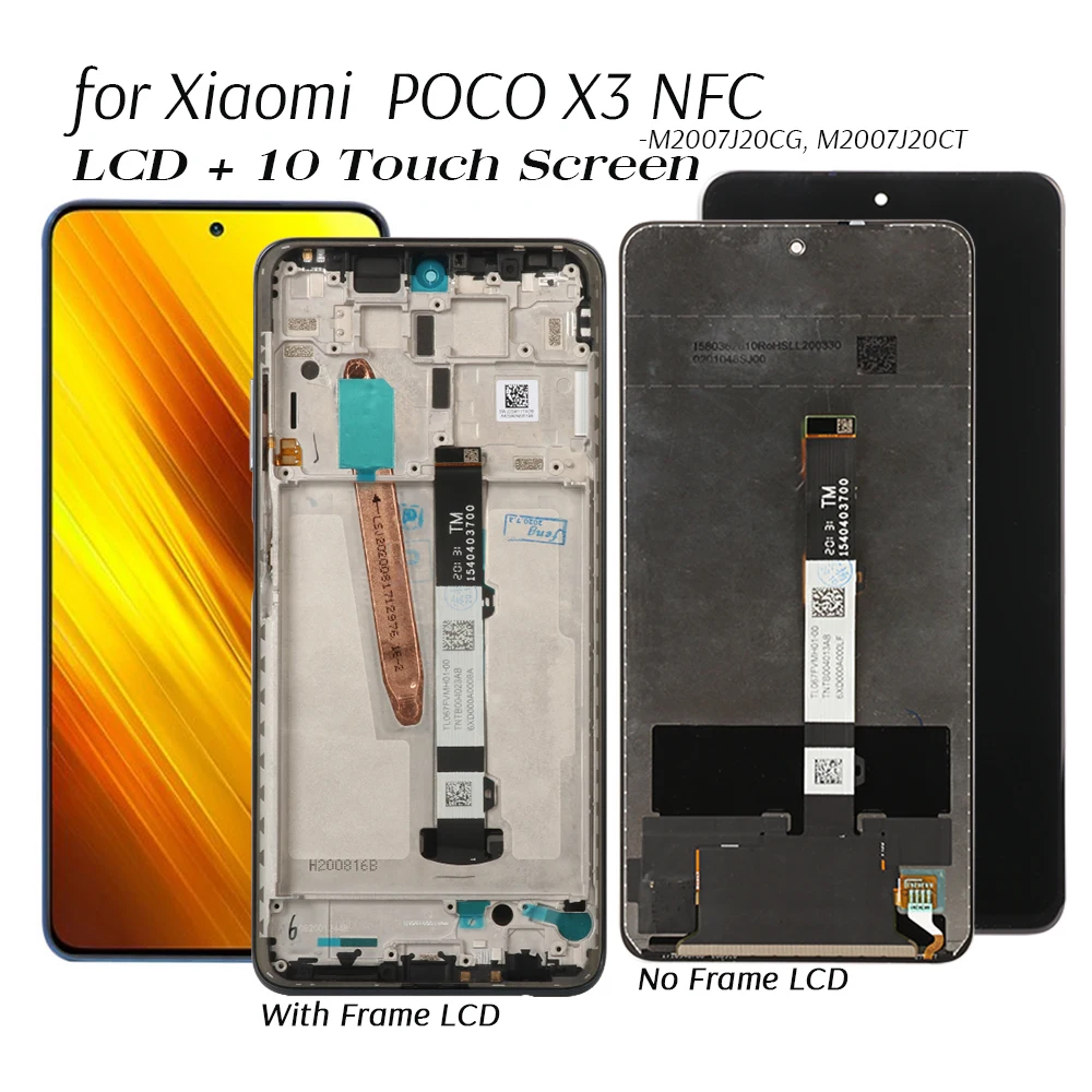 Xiaomi Poco X3 NFC Lcd Layar 