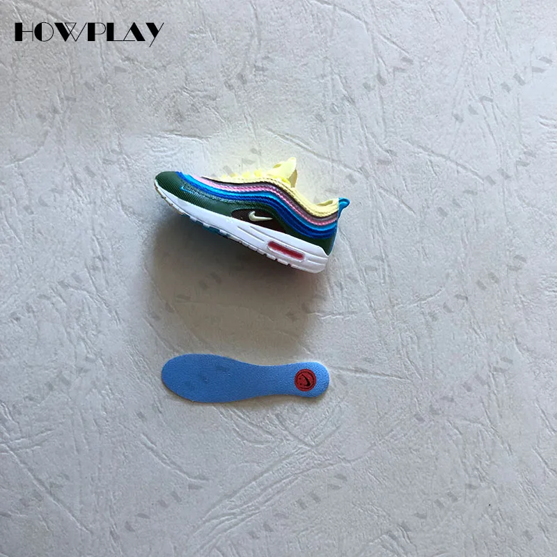 HowPlay мини кроссовки 3D jordan брелки включают стельки макс 97 сумка Шарм баскетбол