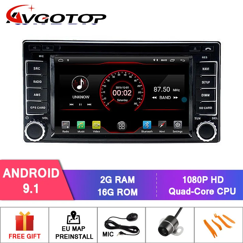 

AVGOTOP Android 9 Car Radio Navigation Player for SUBARU Forester Impreza 2008 2009 2010 2011 Wifi Vehicle GPS Multimedia