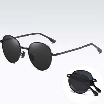 

Polarized Sunglasses Retro Classic Vintage Round Frame Men Women Brand Designer Sun Glasses Women Metal Frame High Quality UV400