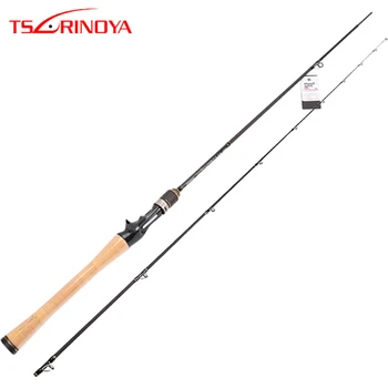 شراءTSURINOYA Baitcast صنارة الصيد بروفلكس الصلبة تلميح ل Powe باس رود 1.91 متر C632L كامل فوجي اكسسوارات طويلة الصب الكربون قضيب