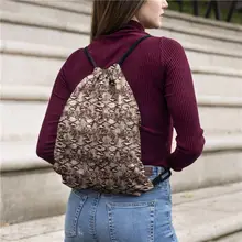 Новая модная женская Сумка cobra женский рюкзак высокое качество с затягивающимся горлом рюкзаки женские большой емкости Женские на плечо