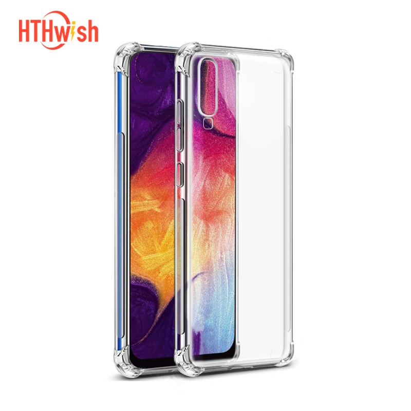 Phone Case for Samsung A50 A10 A40 A90 A80 Silicone Soft Galaxy S10 9 8 Plus Note 10 Transparent Back Cover | Мобильные телефоны и