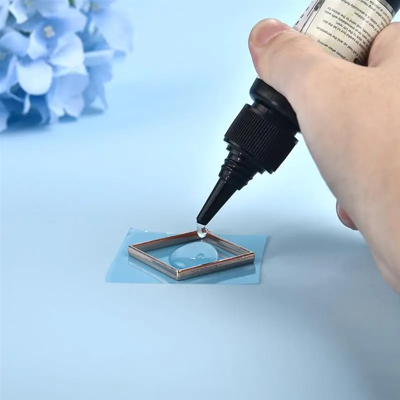 Resina UV Per Gioielli Fai Da Te – Tipo Duro, Indurimento A Luce Solare O Lampada – 25g Trasparente – Colla UV Per Creazioni Artistiche