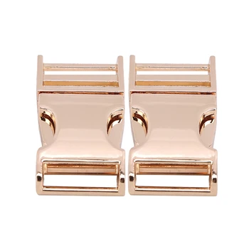 

2PCS Quick Side Release DIY Metal Bag Backpack Strap Buckle Purse Luggage Belt Clip Clasp Accessories