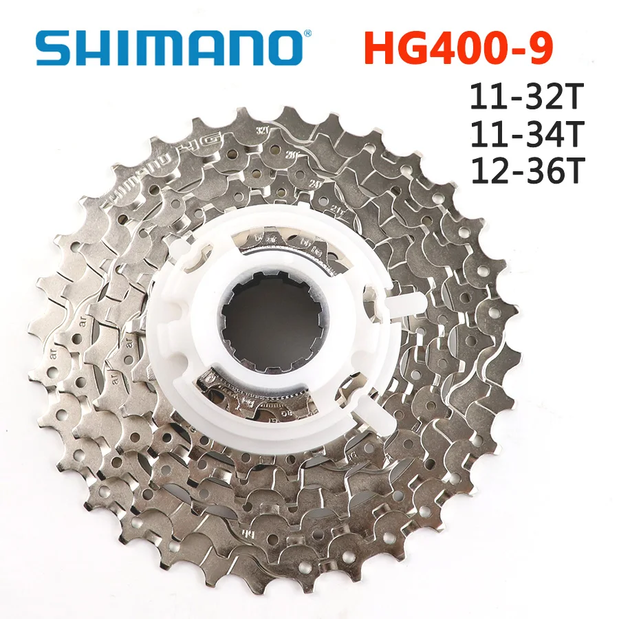 9 скоростная кассета SHIMANO CS HG400 для горного велосипеда свободное колесо 11 32T 34T 12 36T