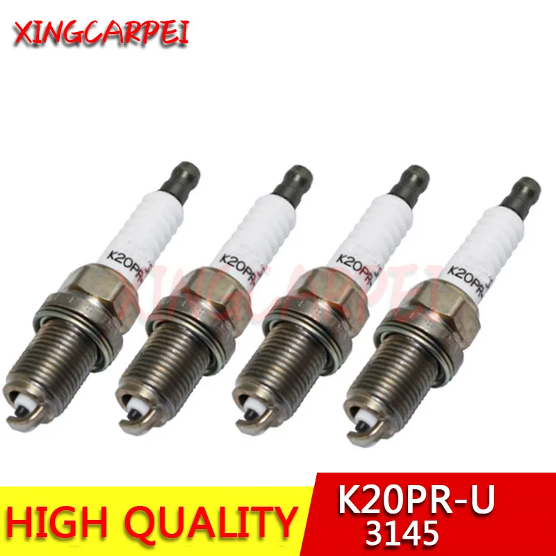 Горячая Распродажа 4 шт./6 шт. K20PRU 3145 Свеча зажигания K20PR-U для Audi volkswagen Volvo Suzuki Jaguar