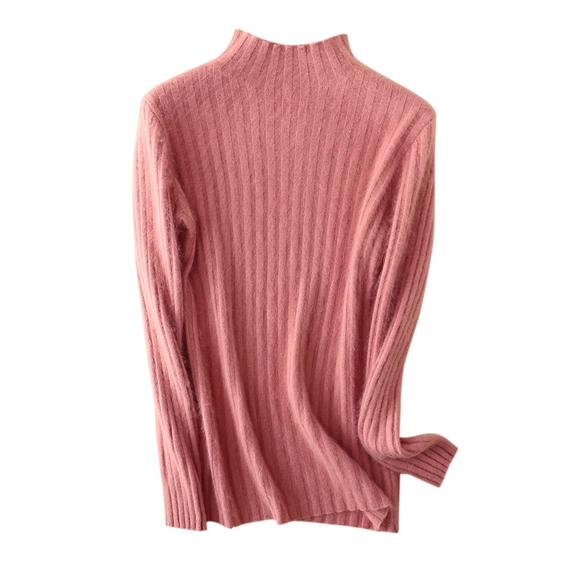 Plus Size Women Sweaters 100% Mink Cashmere Knitting Jumpers for Ladies 2019 New Fashion Pullovers 6Colors Standard Clothes Plus Size Women Sweaters 100% Mink Cashmere Knitting Jumpers for Ladies 2019 New Fashion Pullovers 6Colors Standard Clothes