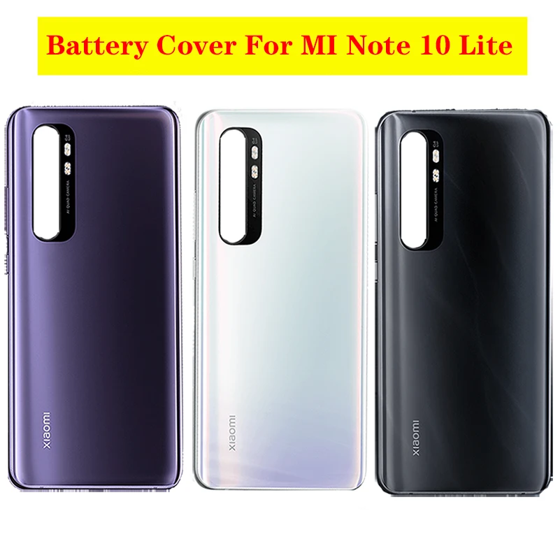 Copribatteria Per Xiaomi Mi Note 10 Lite Copribatteria Posteriore + Custodia Posteriore Custodia Per Batteria Mi Note 10 Lite