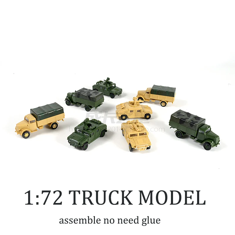 1:72 4D ракеты Hummer молния грузовик свободный клей Сборная модель Военная детская