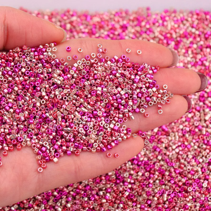 600Pcs 2mm Miyuki Delica Beads Japan Bronze Glass Beads Bohemia Style Metallic Seedbeads For DIY Jewelry Making Bracele Earring