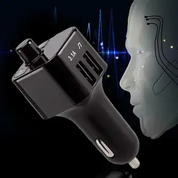 

Bluetooth FM Transmitter Handsfree Calling Car Kit MP3 Music Car USB Car Adapter Player Charge Wireless Bluetooth Audio Rec C8S1