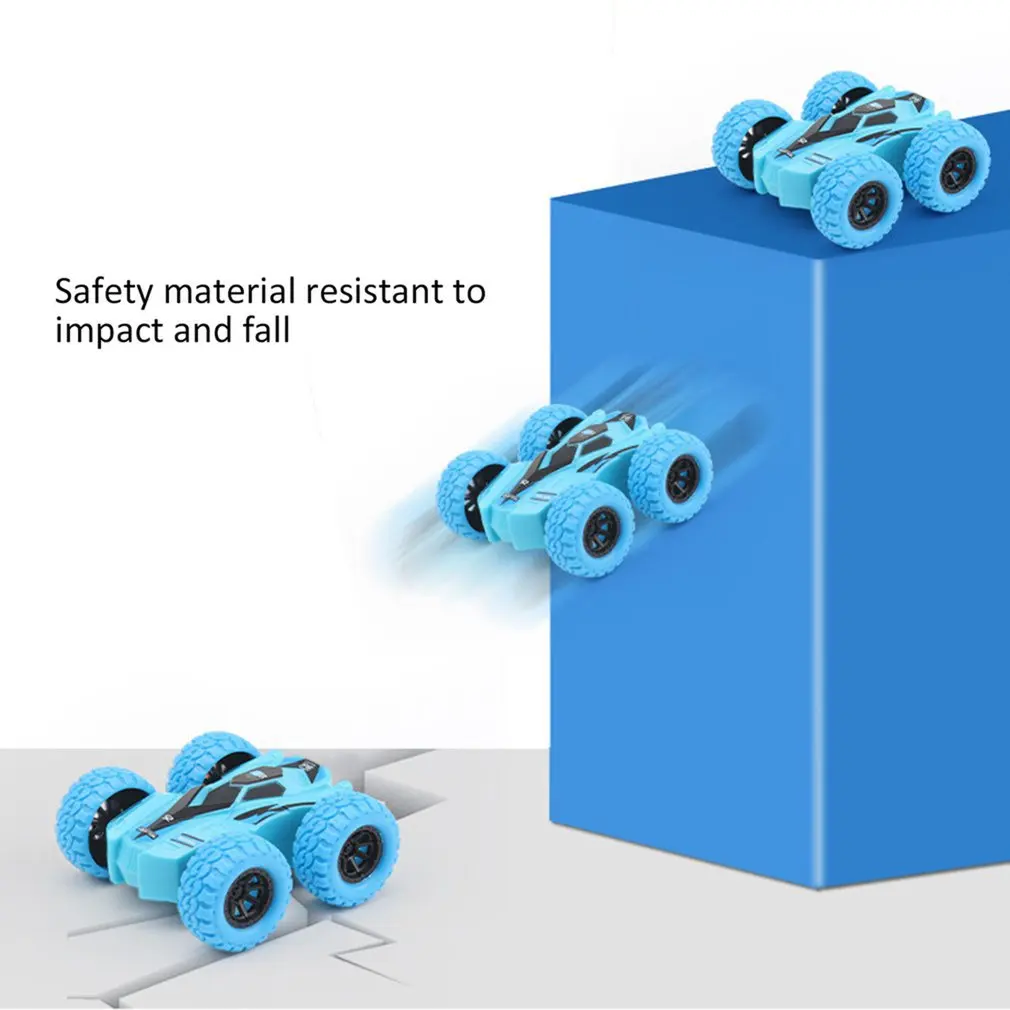 Children Inertia Double-sided Dump Truck Resistant Falling 360 Tumbling Spinning Toy Car Turned To Kid Gift Toys - Image 3