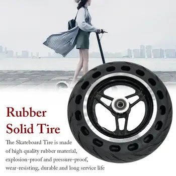 

Rubber Explosion-proof Tire Electric Scooter Solid Replacement Tire 10 Inch Front / Rear Black Durable Rubber Solid Tire 10x2 /