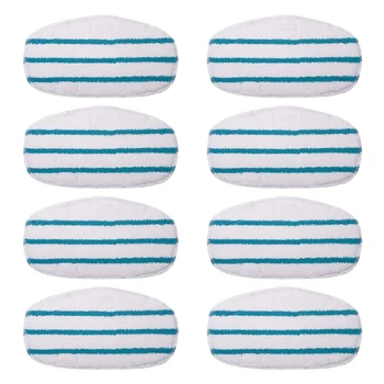 

8 Pack Mop Heads Replacement Microfiber Steam Mop Pads for PurSteam ThermaPro 10-In-1