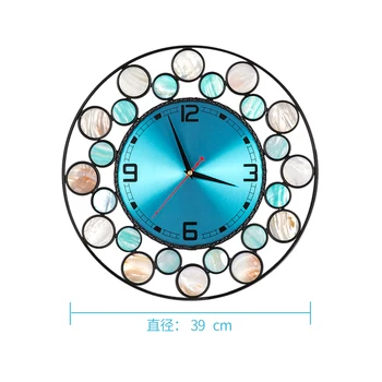 

Nordic Luxury Wall Clock Creative Silent Simple Wall Clocks Metal Art Living Room Modern Reloj Mural Vintage Home Watches AC50ZB