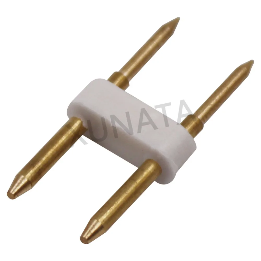 LED Strip Connector 5pcs 2pin 4pin 8mm/12mm/10mm Connector Recommend Accessory Copper Pins for 110V 220V Single Color RGB LED Strip Freeshipping