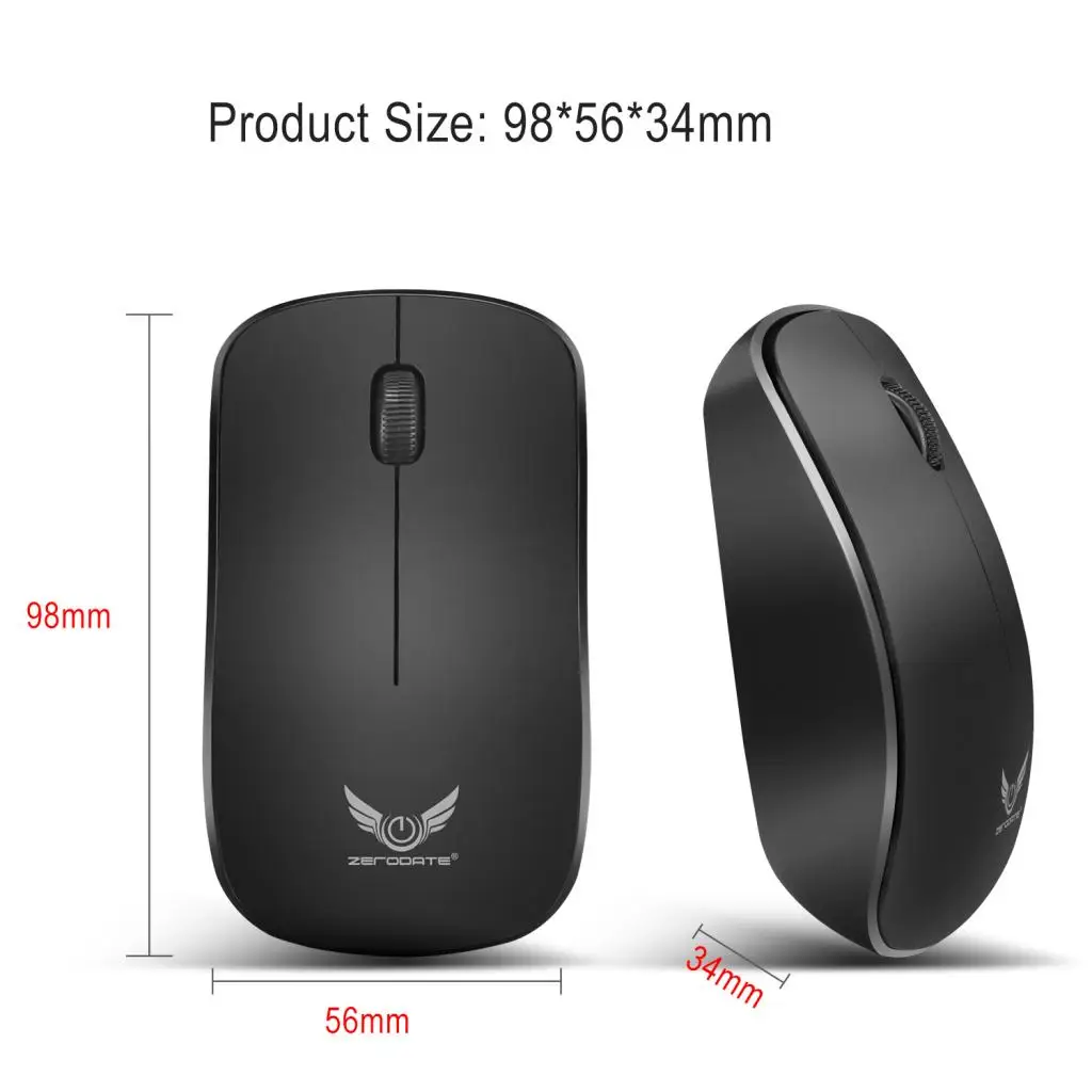 2.4GHz Wireless Optical USB Gaming Mouse Mice 1600DPI For Computer PC Laptop wireless mouse Laptops accessories