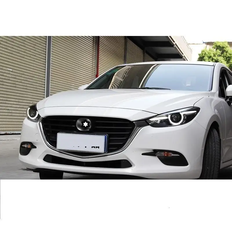 Neblineros Led Para Авто дневные ходовые Боковые указатели поворота передние противотуманные фары автомобильные фары в сборе для Mazda Axela