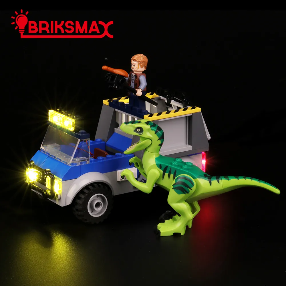 

BriksMax Led Light Up Kit For 10757 Jurassic World Raptor Rescue Truck Building Blocks Lighting Set (NOT Include Model)